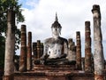 The Buddha building in Sukhothai historical park