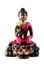 Buddha with candle Royalty Free Stock Photo