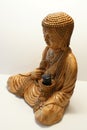Buddha candle holder Royalty Free Stock Photo