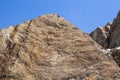 Buddha carved in a rock in Tamgaly Tas - An Unesco World Heritage Site in Kazakhstan