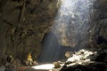 Buddha in cave Royalty Free Stock Photo