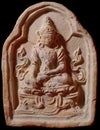 The Buddha - ceramic votive plaque