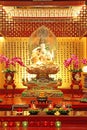 Buddha in a Chinese Temple Royalty Free Stock Photo