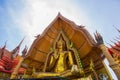 Buddha Chinnarat The largest in Kanchanaburi.