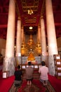 Buddha in Church at Wat Kasattrathirat Worawihan.