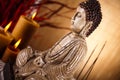 Buddha in Conceptual zen, vivid colors, natural tone Royalty Free Stock Photo