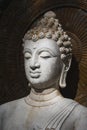 Buddha, face of budda statue Royalty Free Stock Photo