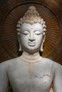 Buddha, face of budda statue Royalty Free Stock Photo