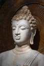 Buddha, face of budda statue Royalty Free Stock Photo