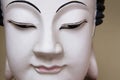 Buddha face close up. Royalty Free Stock Photo
