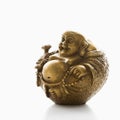 Buddha figurine. Royalty Free Stock Photo