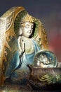 Buddha figurine with Fearless Mudra