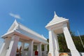 buddha Footprint of Buddhism on big hill in Ko Si Chang Island C Royalty Free Stock Photo