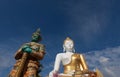 Buddha and Giant statue. Royalty Free Stock Photo