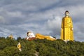 Buddha giant statues in the village of Khatakan Taung, near Monywa, Myanmar Burma.The Laykyun Sekkya Buddha.