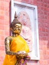 Buddha hand hold an alms bowl Royalty Free Stock Photo