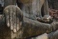 Buddha hands pose for meditation Royalty Free Stock Photo