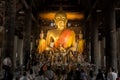 Buddha and His Left-Right Follower Statue - Luang Prabang, Laos Royalty Free Stock Photo