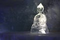 Buddha - ice sculpture Royalty Free Stock Photo