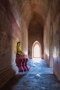 Buddha image , Bagan in Myanmar (Burmar) Royalty Free Stock Photo