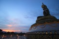 Buddha image called Phra Buddha Maha Thammaracha is a large statue of the Buddha at Traiphum temple. Royalty Free Stock Photo