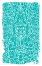 Buddha image illustration