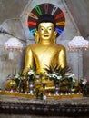 Buddha image in Mrauk-U, Myanmar