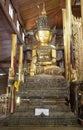 Buddha image at Nga Phe Chaung Monastery Myanmar