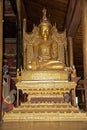 Buddha image at Nga Phe Chaung Monastery Myanmar