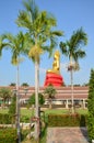 Buddha image Phra Phuttha Sothon or Luang Pho Sothon at Wat Bot Temple Royalty Free Stock Photo