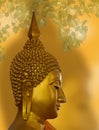 The Buddha image represents the Buddha as the center. Royalty Free Stock Photo
