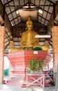 Buddha image in simple pavilion