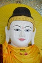 Buddha image statue Burma Style of Botataung Pagoda Royalty Free Stock Photo