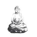 Buddha image in vector format.