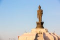 Buddha image in walking posture Royalty Free Stock Photo