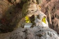 Buddha images in Khao Luang Cave,Phetchaburi province,Thailand Royalty Free Stock Photo