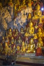 Buddha Images in Pindaya Cave - Pindaya - Myanmar Royalty Free Stock Photo