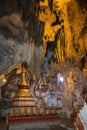 Buddha Images in Pindaya Cave - Pindaya - Myanmar Royalty Free Stock Photo