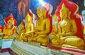 The Buddha images in Pindaya cave, Myanmar Royalty Free Stock Photo