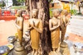 Buddha images under the tree