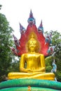 Buddha with king of naga 02