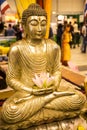 Buddha with Lotus Flower at the Festival of the Orient in Rome Italy