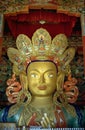 Buddha Maytraya, Thikse, Ladakh, India Royalty Free Stock Photo