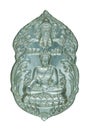 Buddha Medal isolated on white background