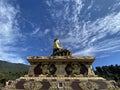 Buddha in Meditation under the Clear Sky