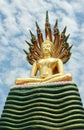 Buddha with naga Royalty Free Stock Photo