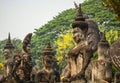 Buddha stone statues, Buddha Park, Vientiane, Laos