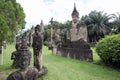 Buddha park in Laos