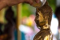 Buddha pour water Royalty Free Stock Photo
