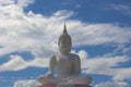 Buddha religion lopburee thailand statue white